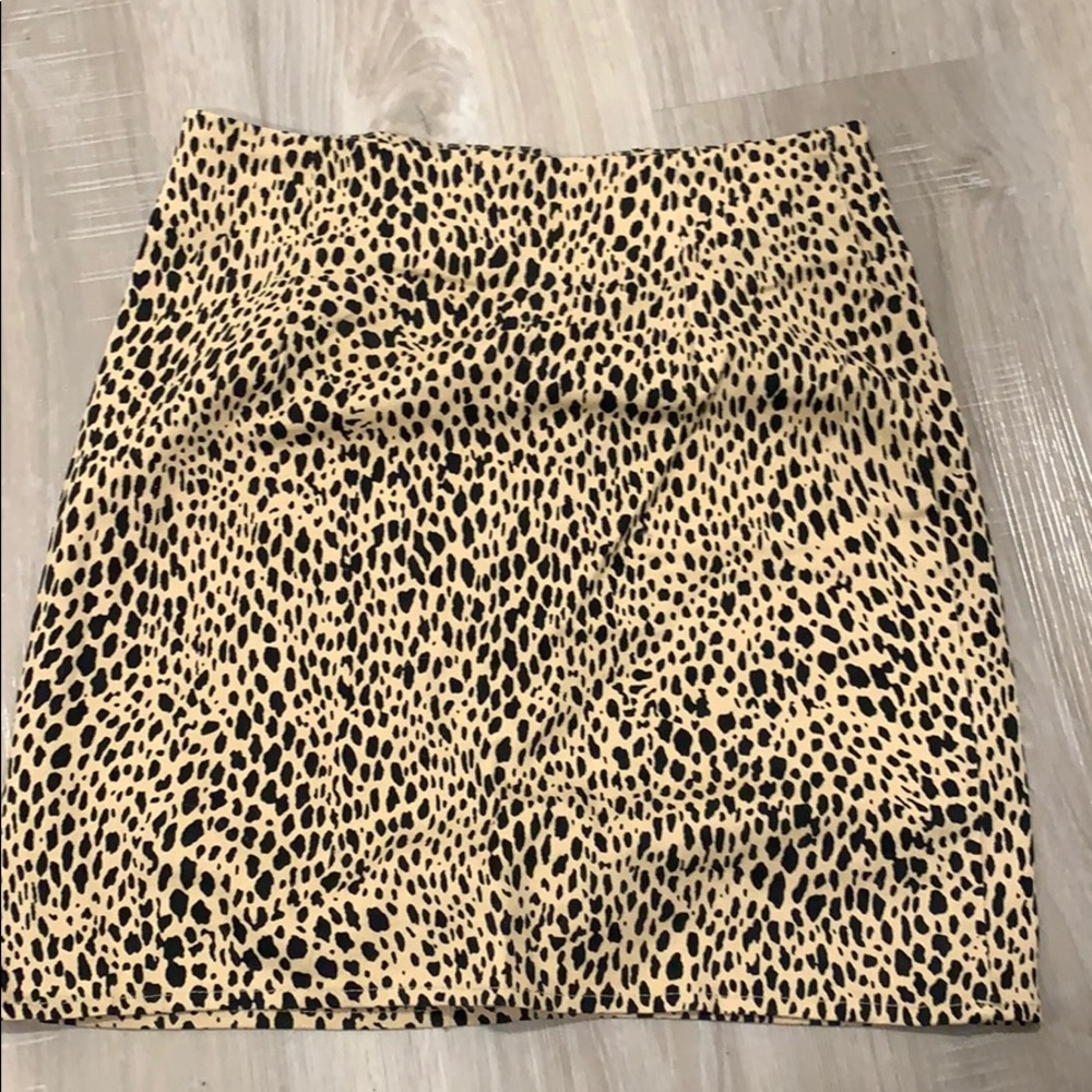 Brandy Melville Cheetah Skirt